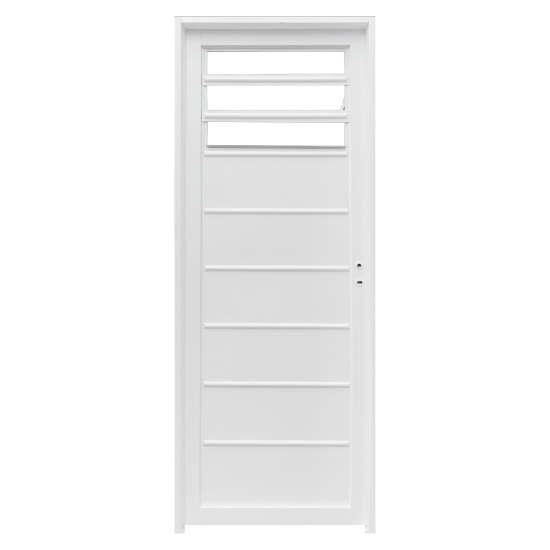 Puerta Eco - modelo 114 - 1/4 reja 80x205