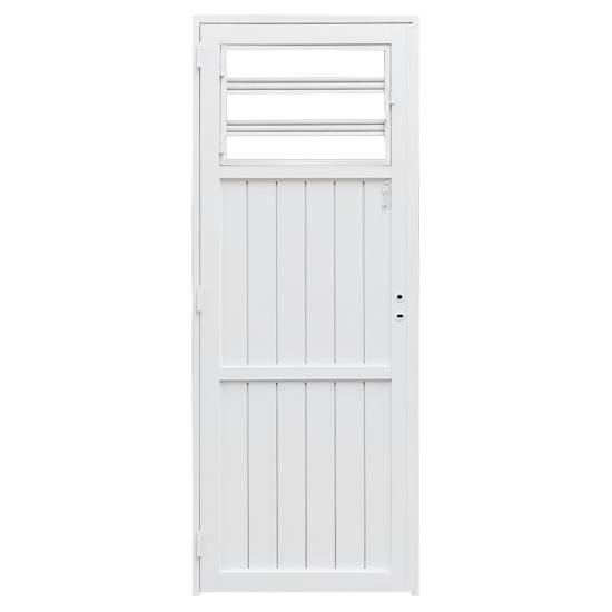 Puerta Super Eco - modelo 114 - 1/4 reja 80x205