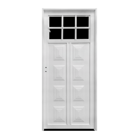 Puerta L. Intermedia - mod. 11404 - 1/4 reja  90x205