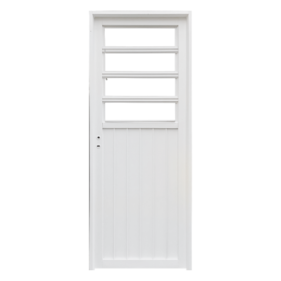 Puerta Super Eco - modelo 113 - 1/2 reja 70x205