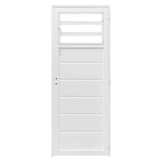 Puerta Eco - modelo 114 - 1/4 reja 80x205